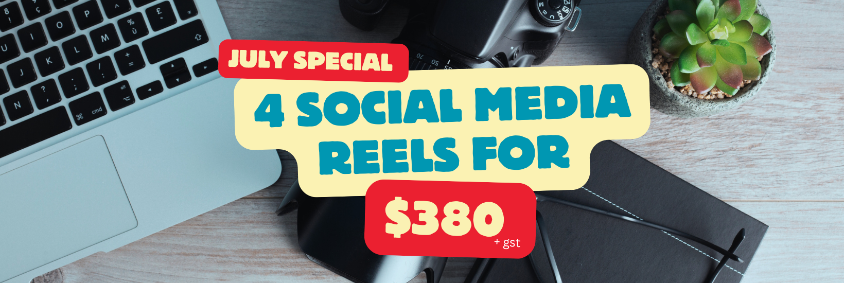 4 Social Media Reels Promo July Special
