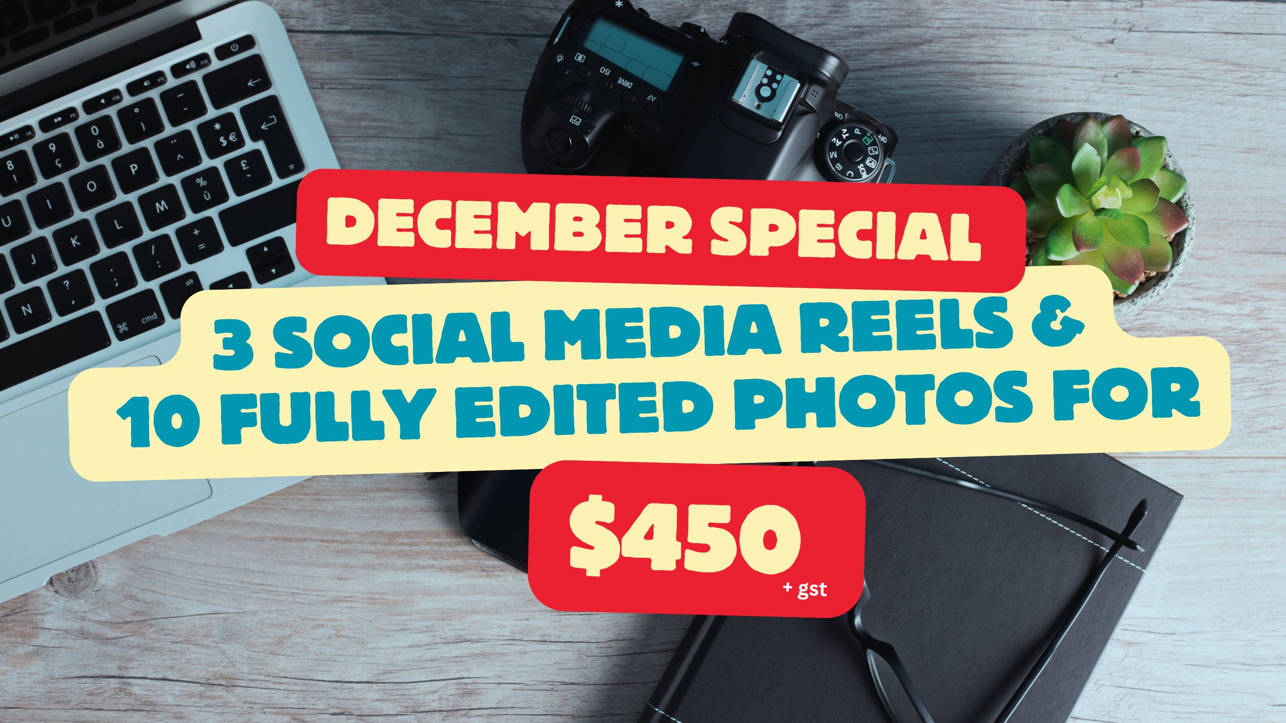 December Promo - 3 Social Media Reels for $450